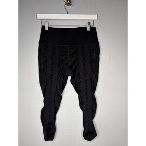 Sweetflexx Capris Hi-Rise Resistance Leggings black 8 21” inseam
